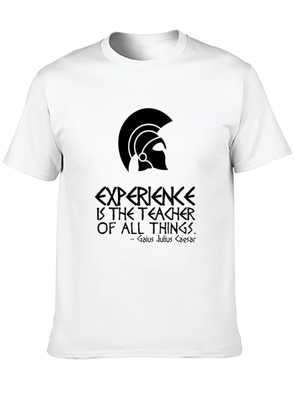 Roman Gladiator T-Shirt - Experience is the Teacher