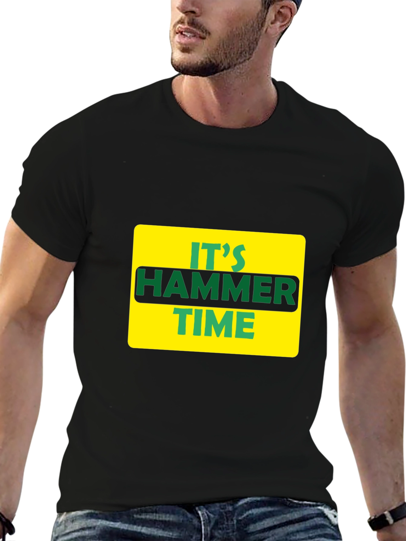 Its Hammer Time Graphic Tee - Black
