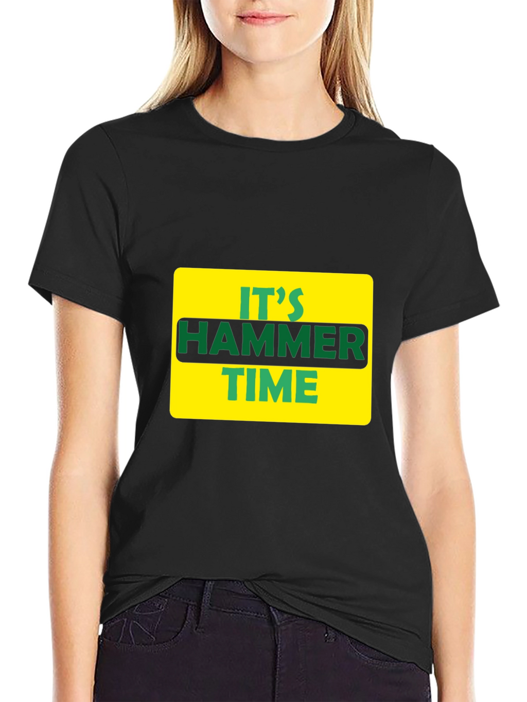 Its Hammer Time Graphic Tee - Black