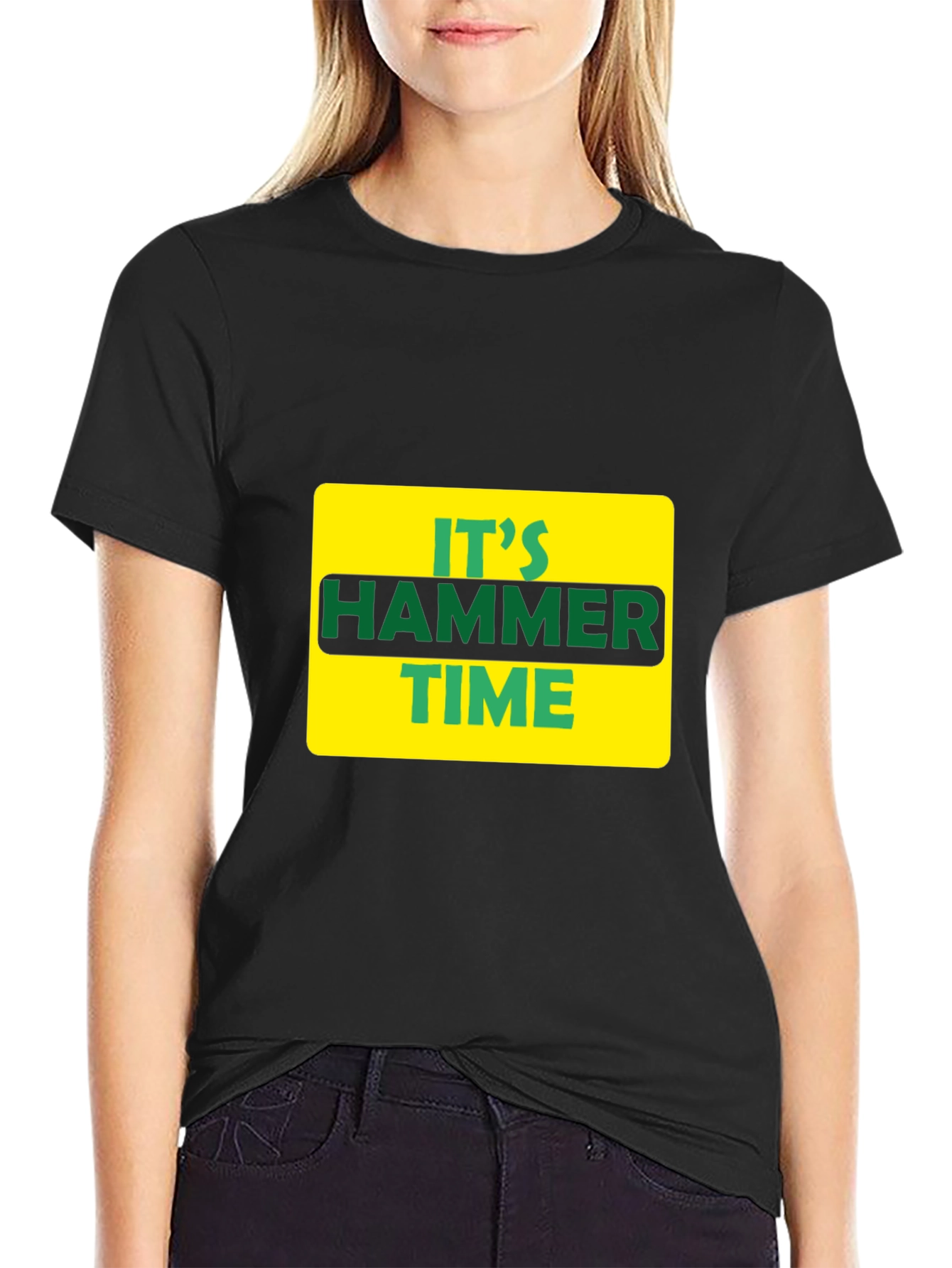 Its Hammer Time Graphic Tee - Black