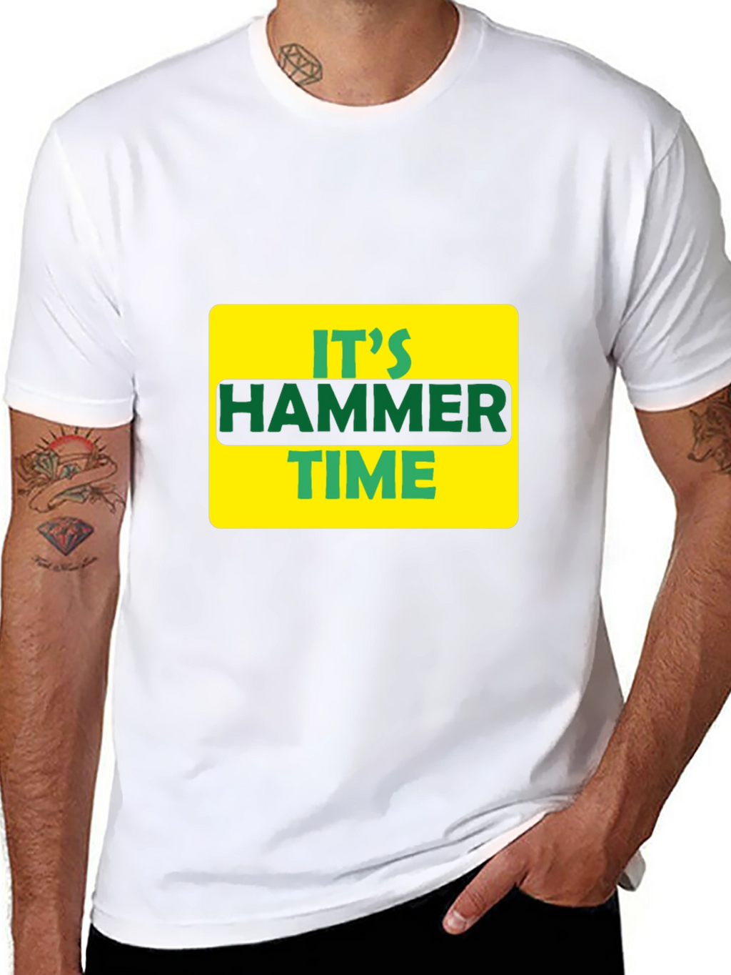 Its Hammer Time Graphic Tee - Black