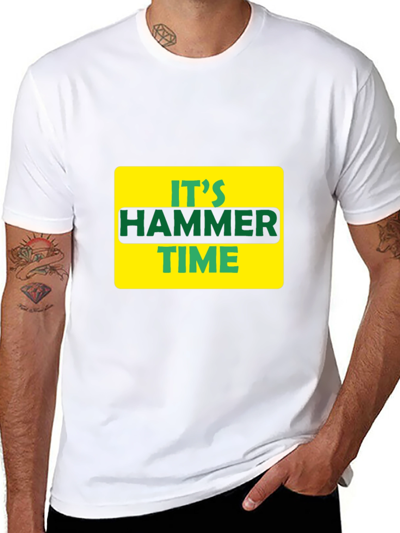 Its Hammer Time Graphic Tee - Black