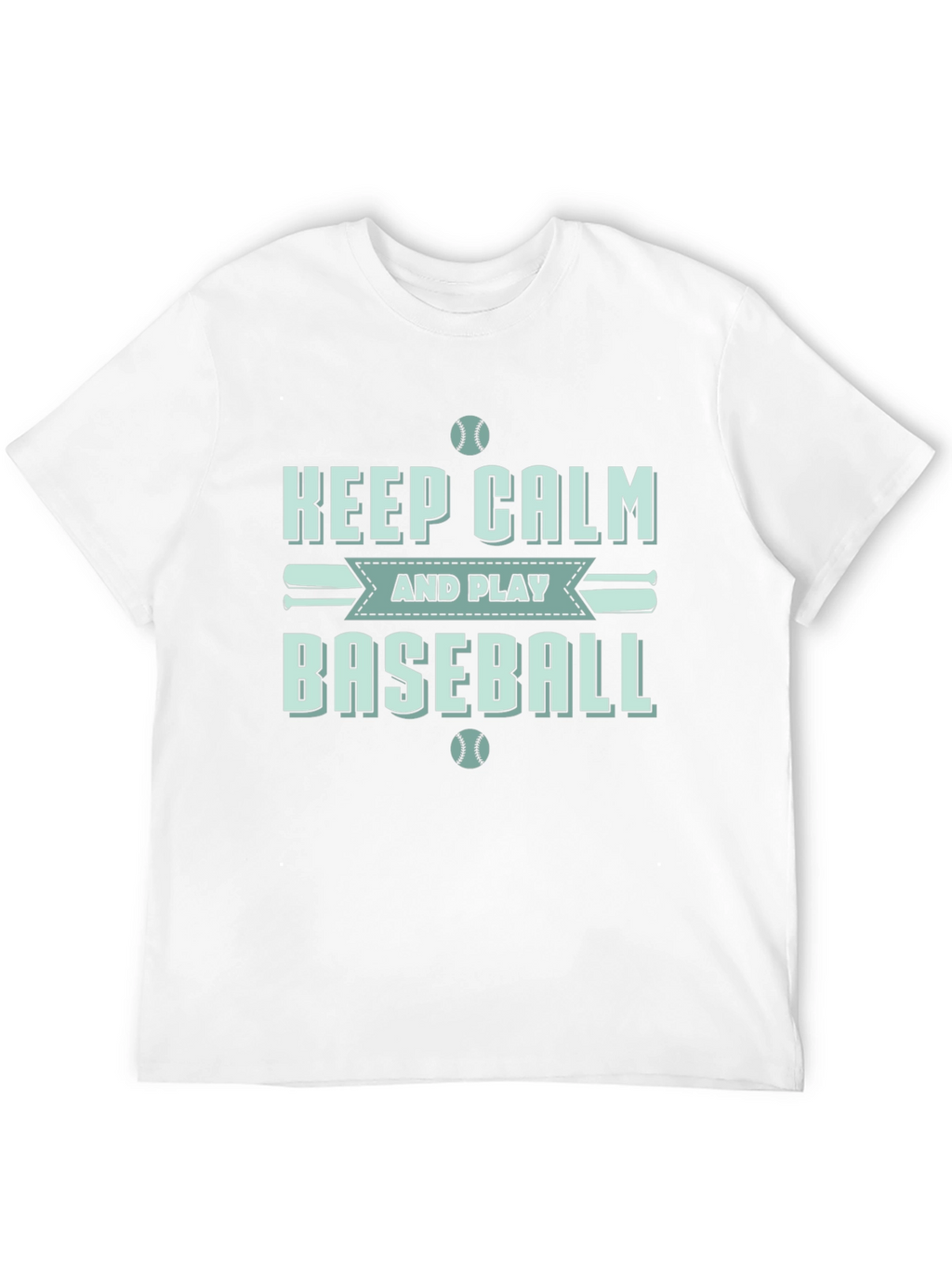 Keep Calm Baseball T-Shirt