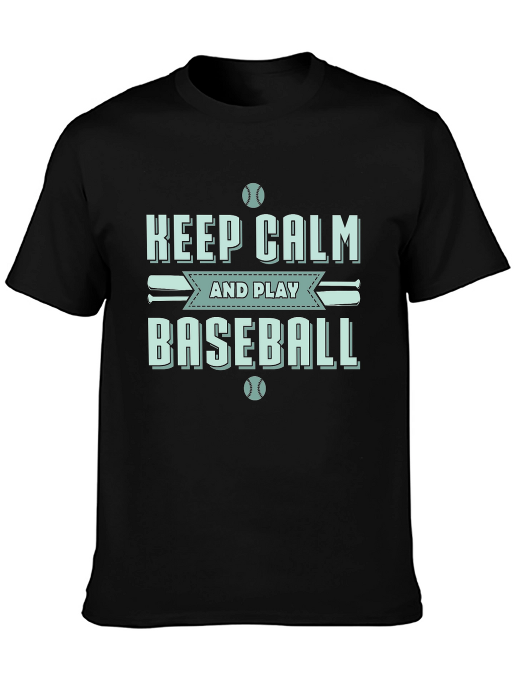 Keep Calm Baseball T-Shirt