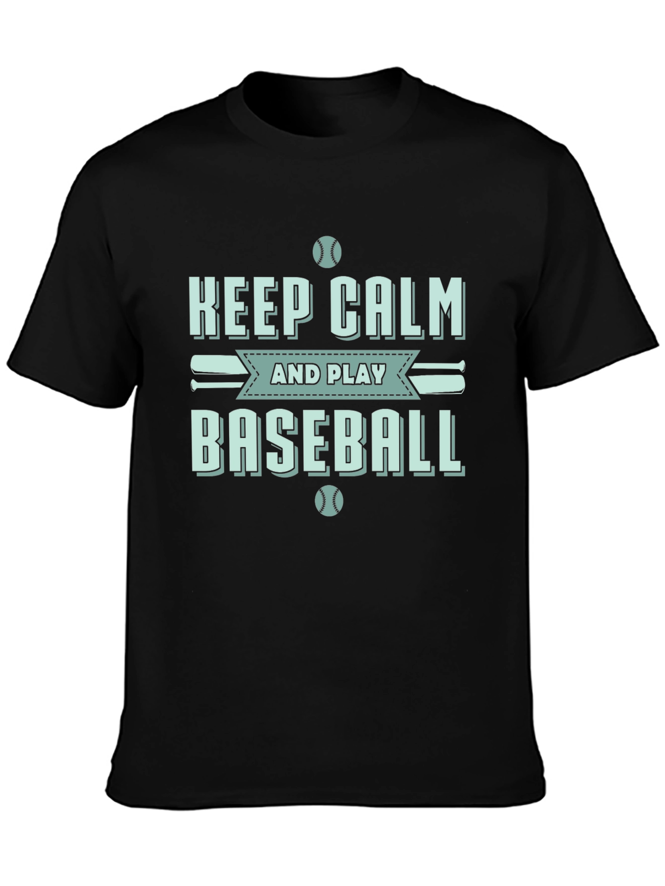 Keep Calm Baseball T-Shirt