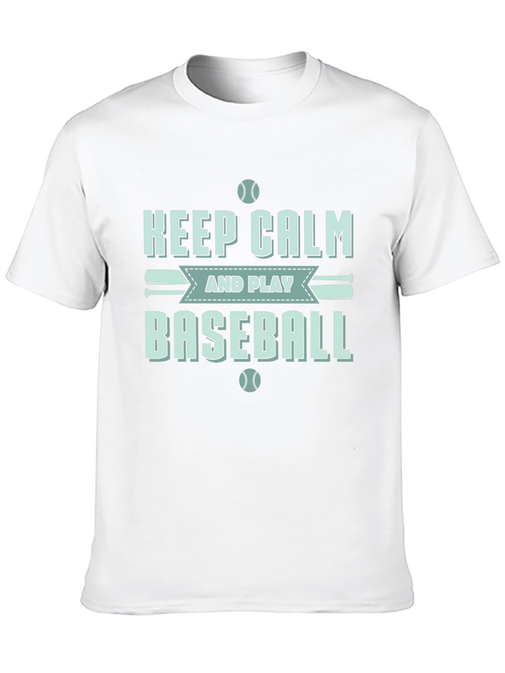 Keep Calm Baseball T-Shirt