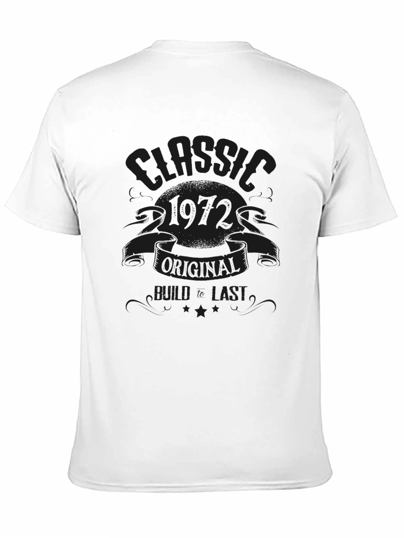 Classic 1972 Original Black T-Shirt