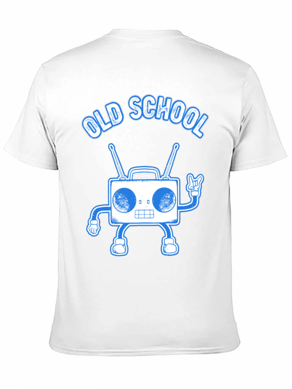 Old School Boombox Graphic Tee - Retro Music Lover