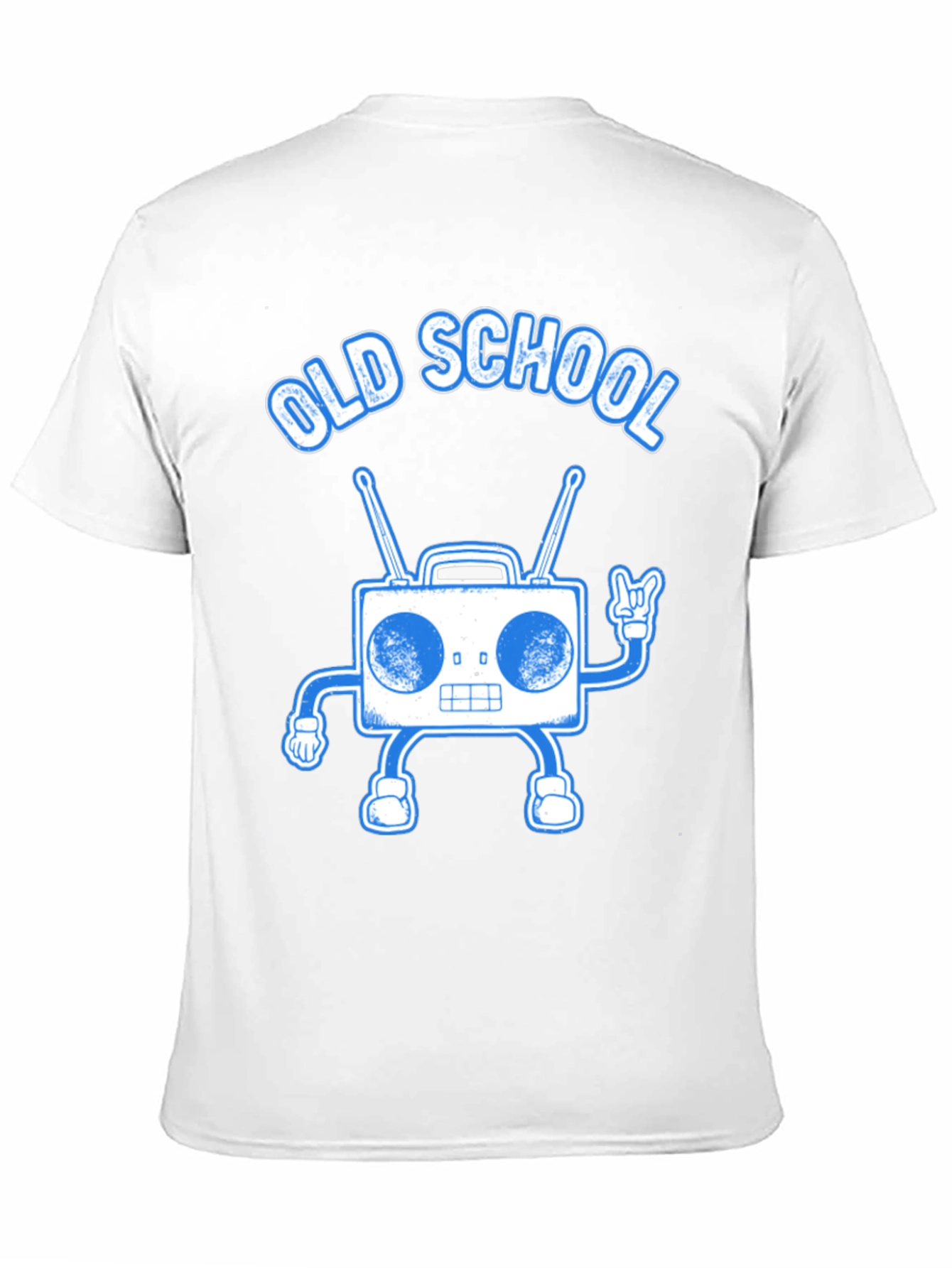Old School Boombox Graphic Tee - Retro Music Lover