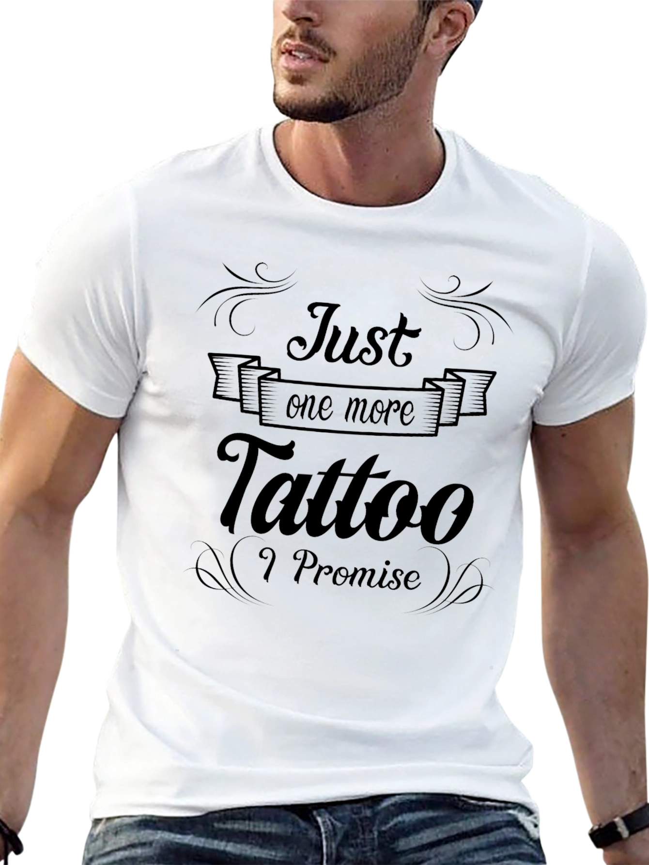 Just One More Tattoo Black T-Shirt