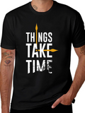 Things Take Time Graphic Tee - Relaxed Fit