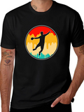 Retro Handball Player T-Shirt