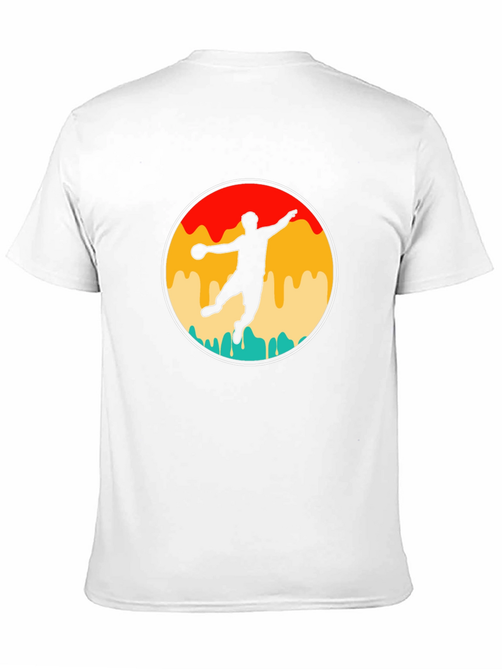 Retro Handball Player T-Shirt