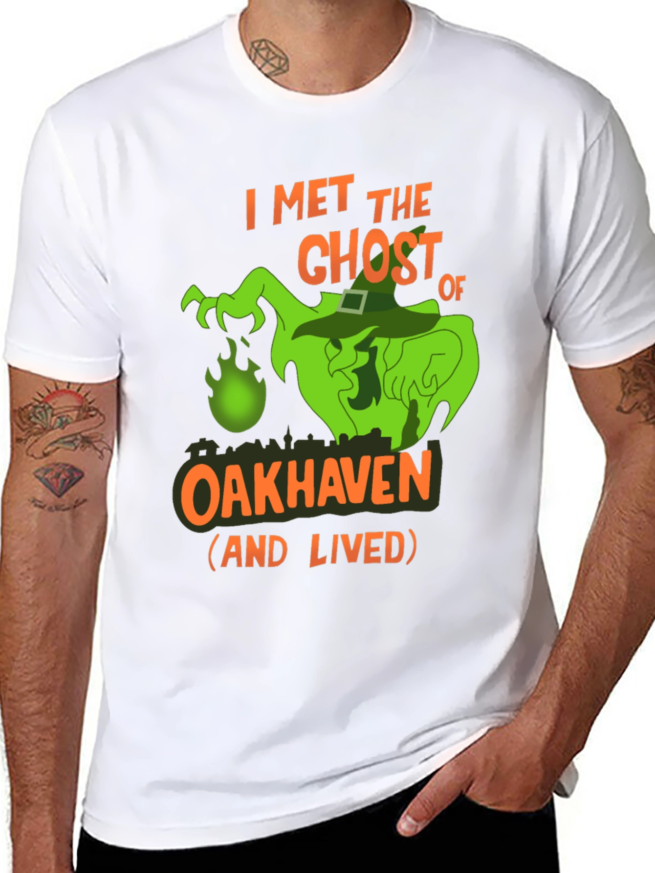 Ghost of Oakhaven Halloween T-Shirt