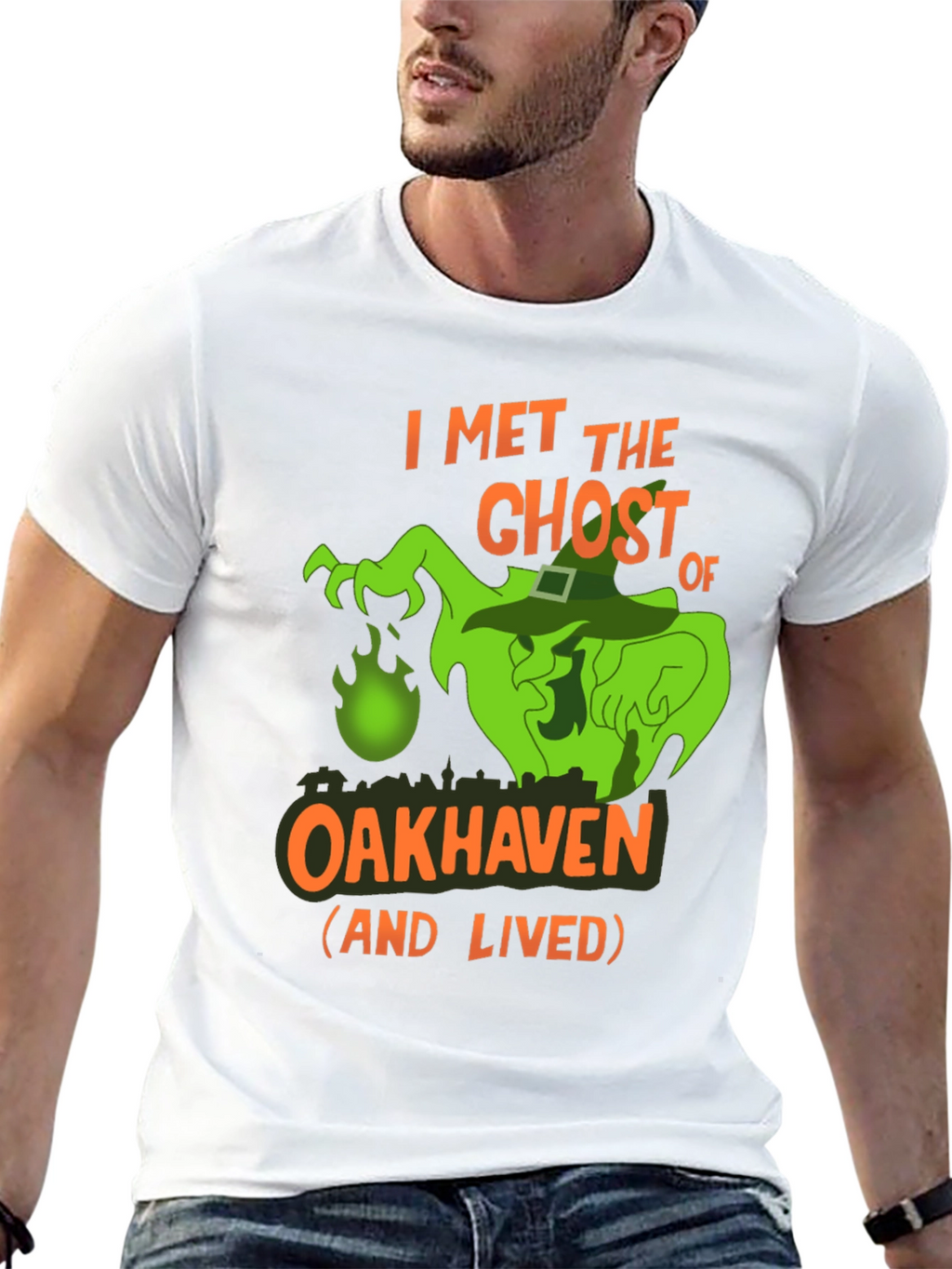 Ghost of Oakhaven Halloween T-Shirt