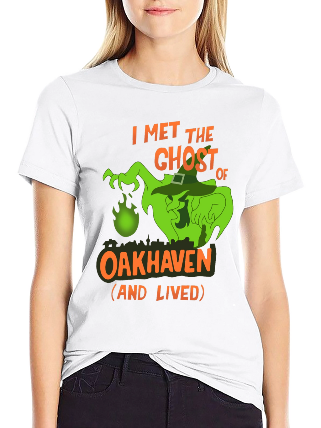Ghost of Oakhaven Halloween T-Shirt