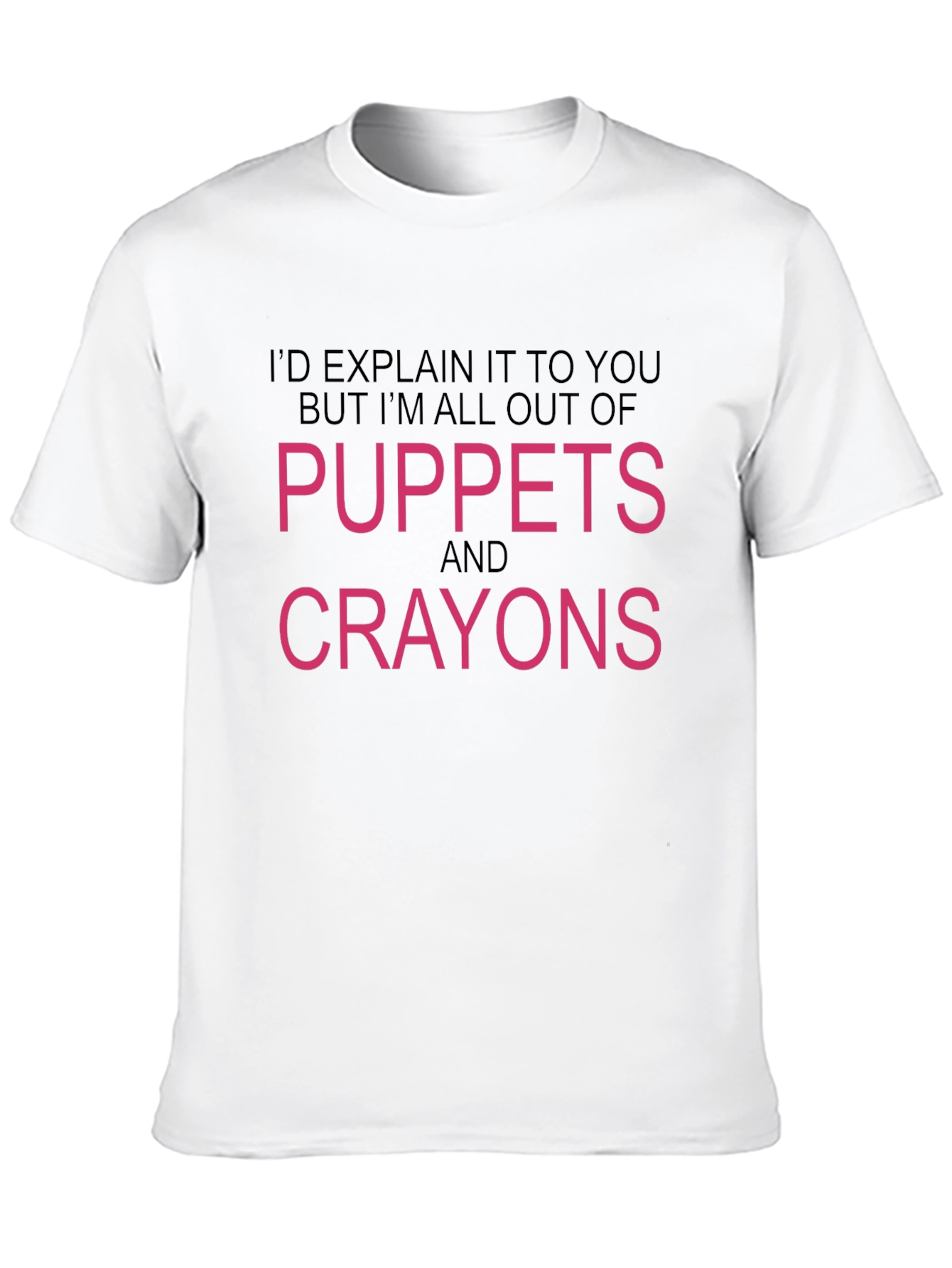 Puppets and Crayons Graphic T-Shirt