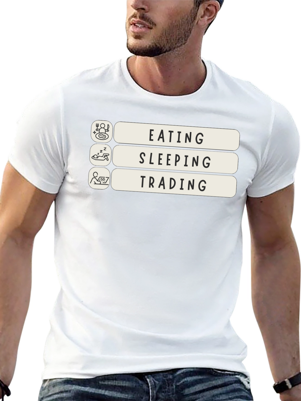 Eating Sleeping Trading T-Shirt