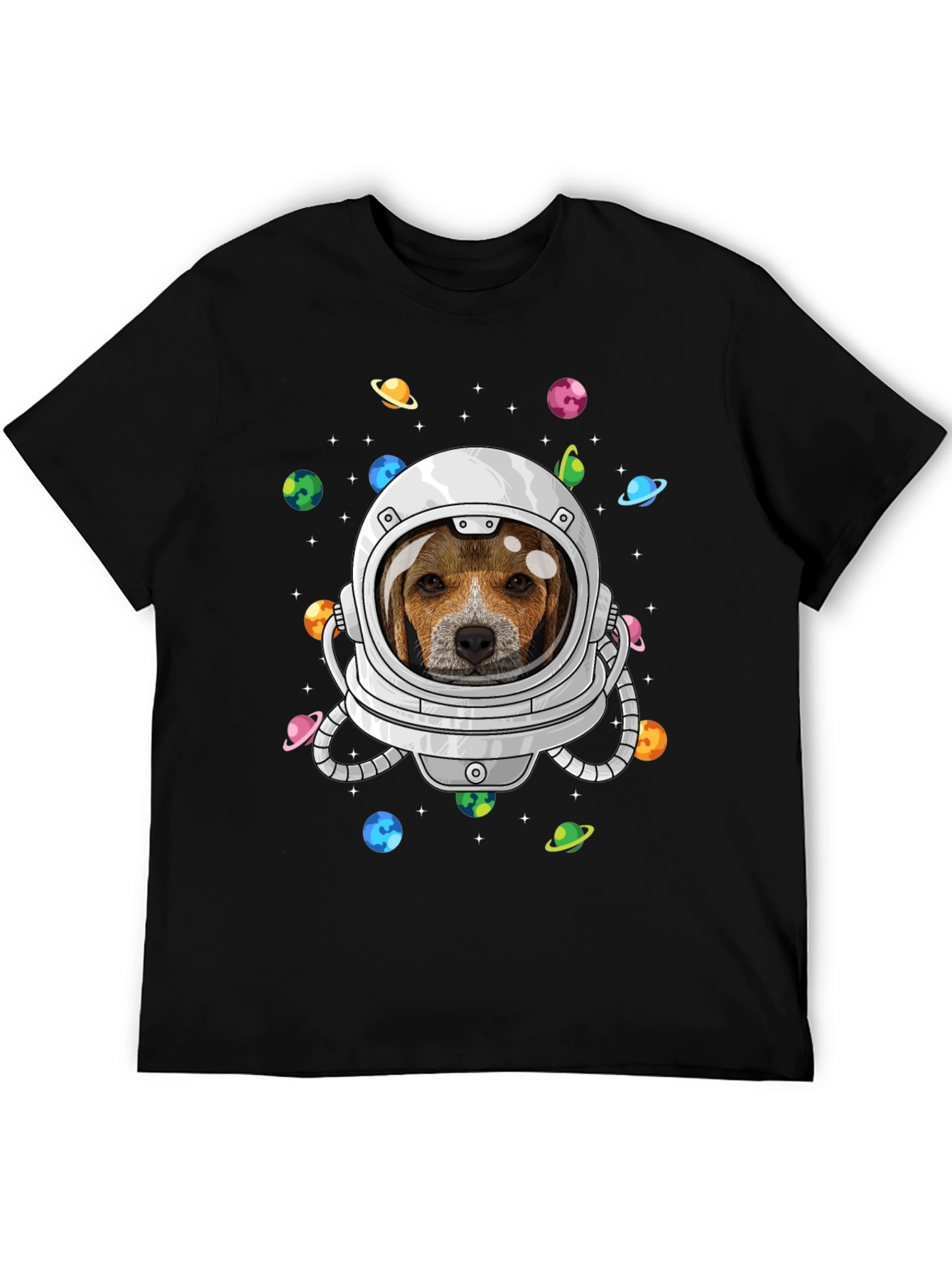 Beagle Astronaut T-Shirt – Space Dog Graphic Tee