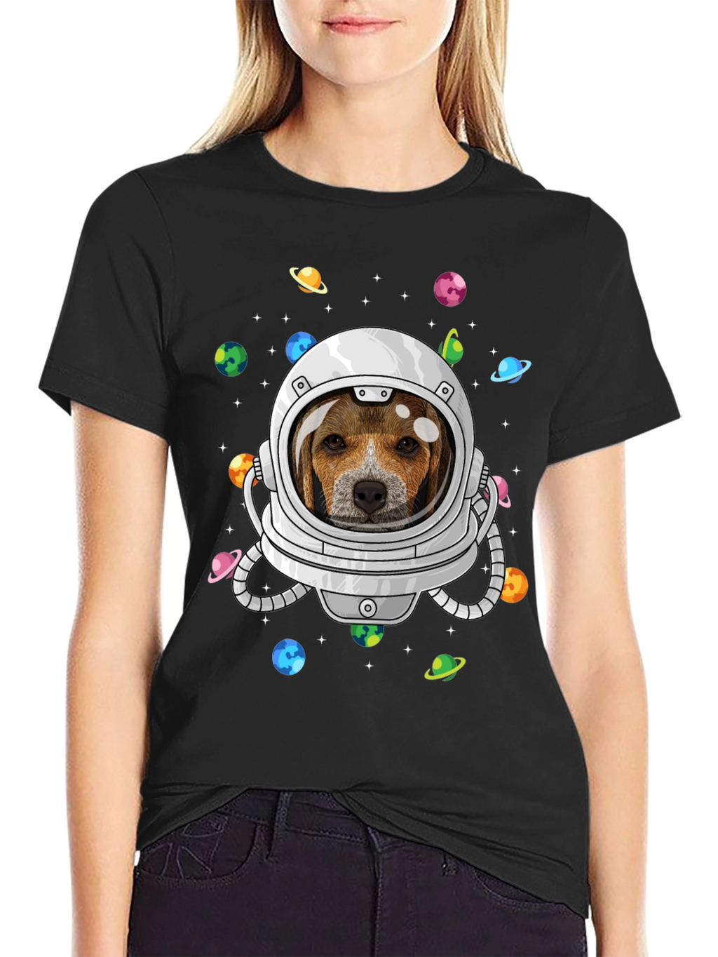 Beagle Astronaut T-Shirt – Space Dog Graphic Tee