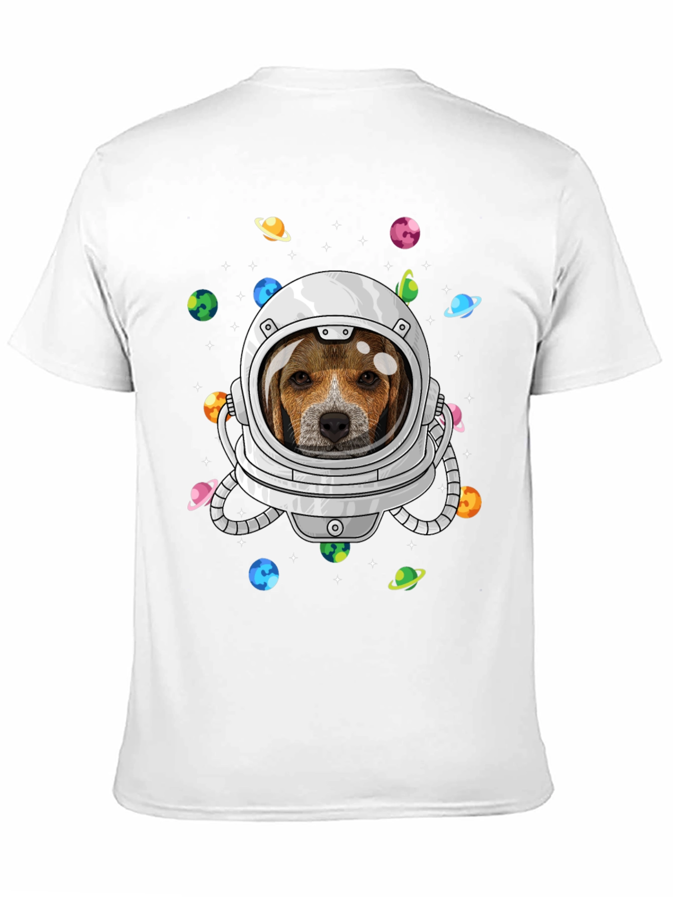 Beagle Astronaut T-Shirt – Space Dog Graphic Tee