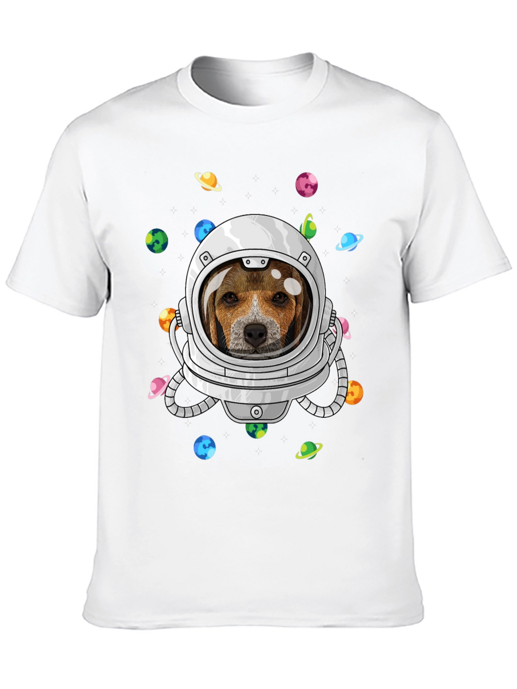 Beagle Astronaut T-Shirt – Space Dog Graphic Tee