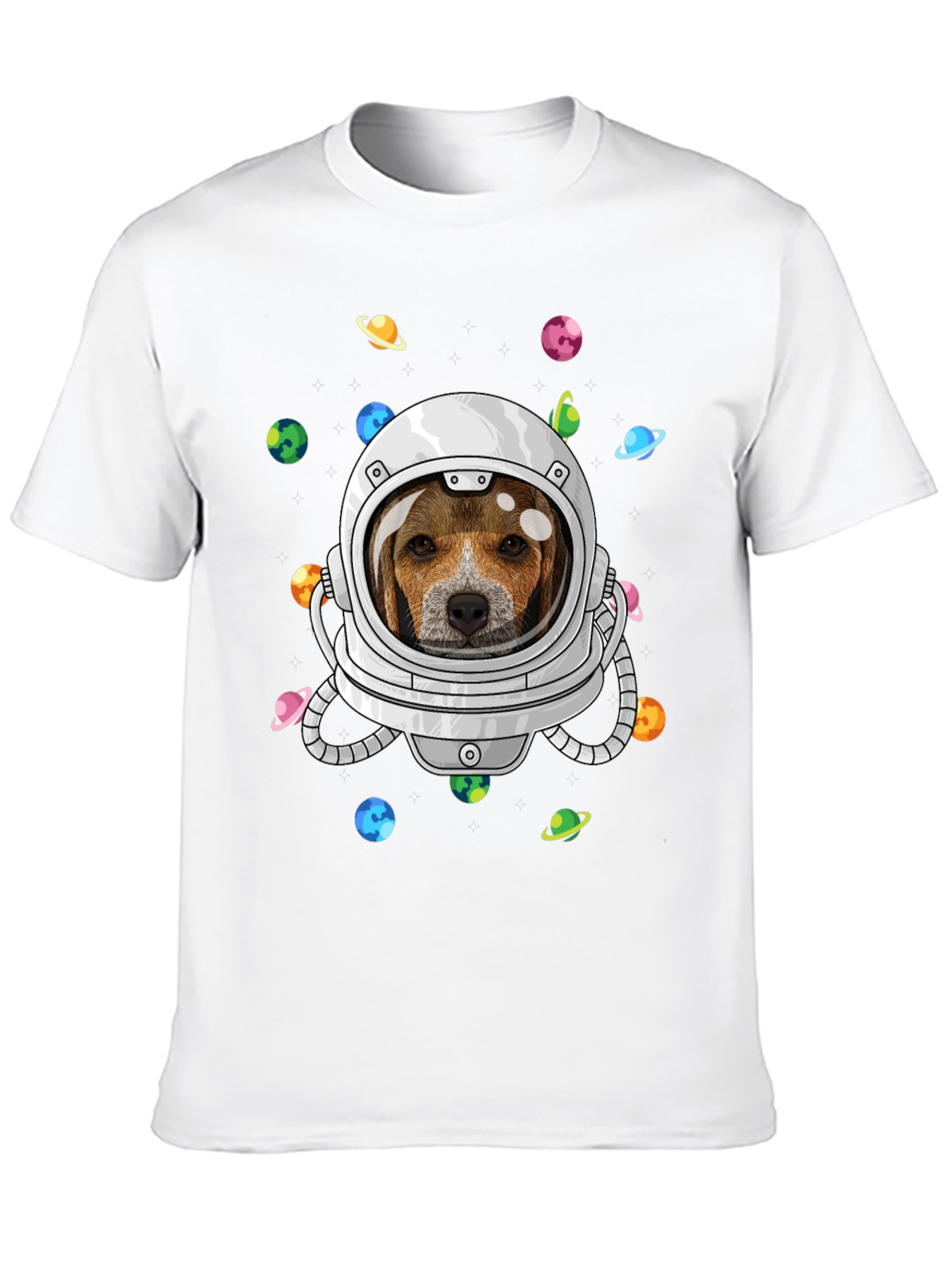 Beagle Astronaut T-Shirt – Space Dog Graphic Tee