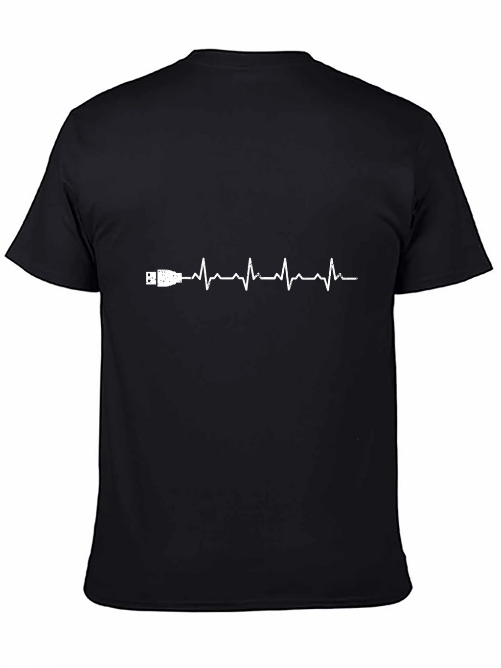 USB Heartbeat T-Shirt - Tech Humor Tee