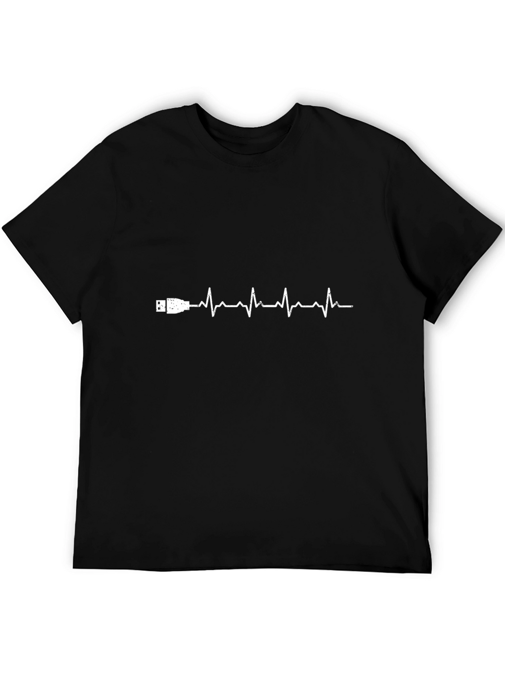 USB Heartbeat T-Shirt - Tech Humor Tee