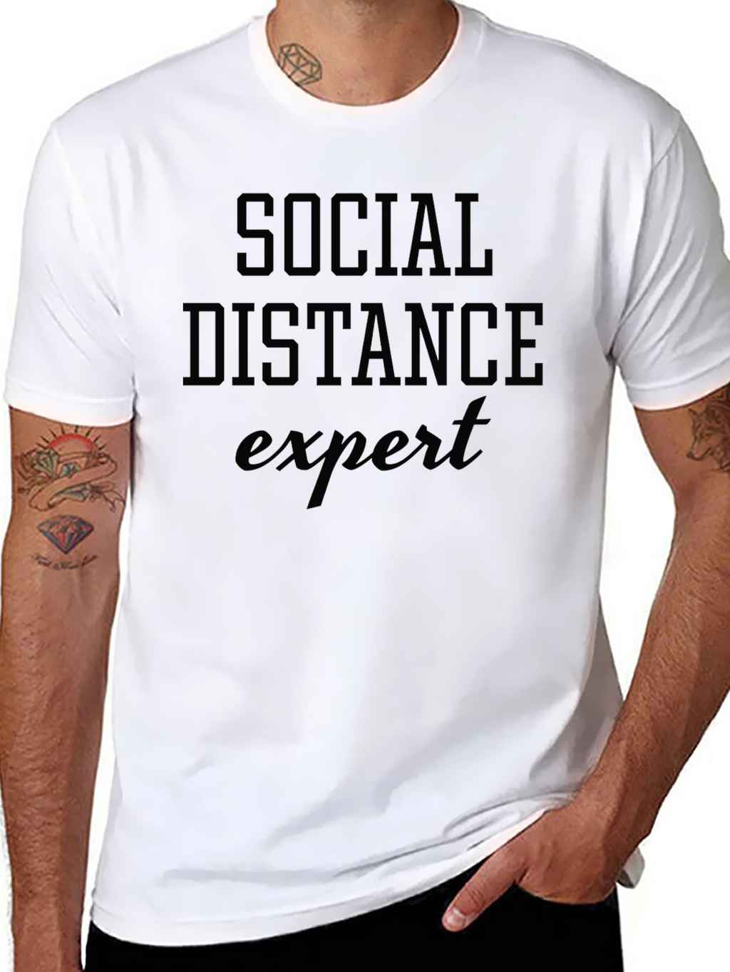 Social Distance Expert Novelty T-Shirt