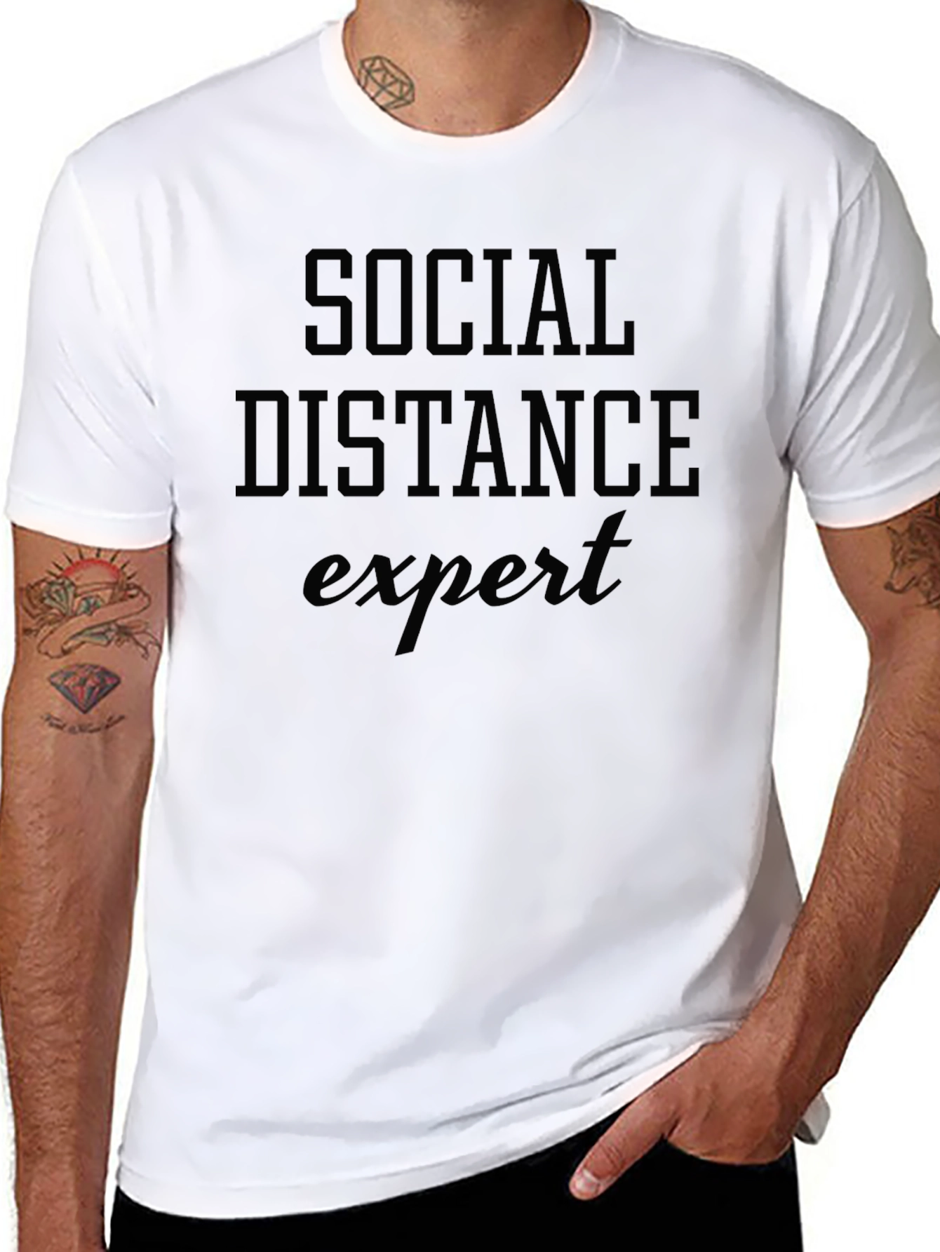 Social Distance Expert Novelty T-Shirt