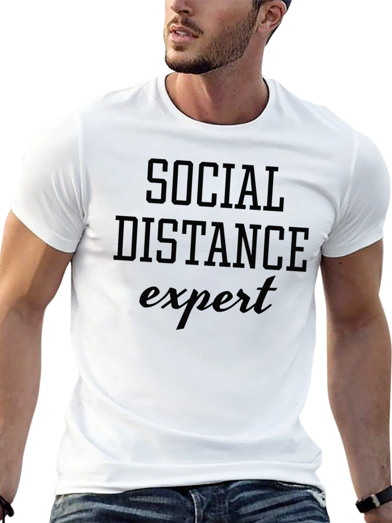 Social Distance Expert Novelty T-Shirt