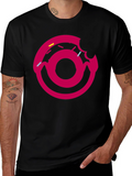 Donut Graphic T-Shirt - Black Fun Casual Tee