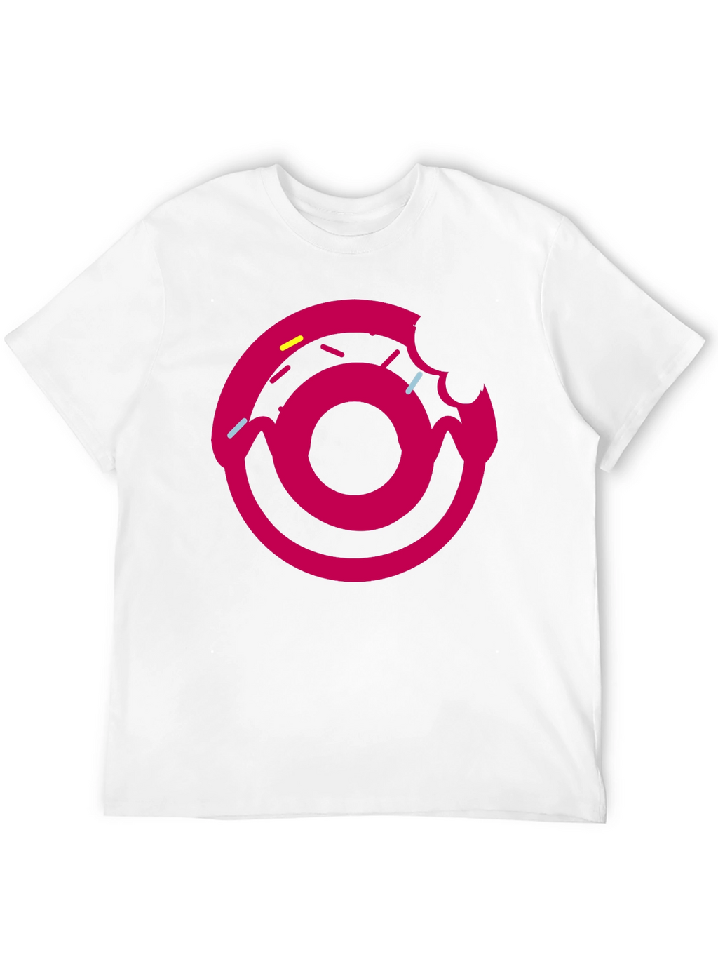 Donut Graphic T-Shirt - Black Fun Casual Tee