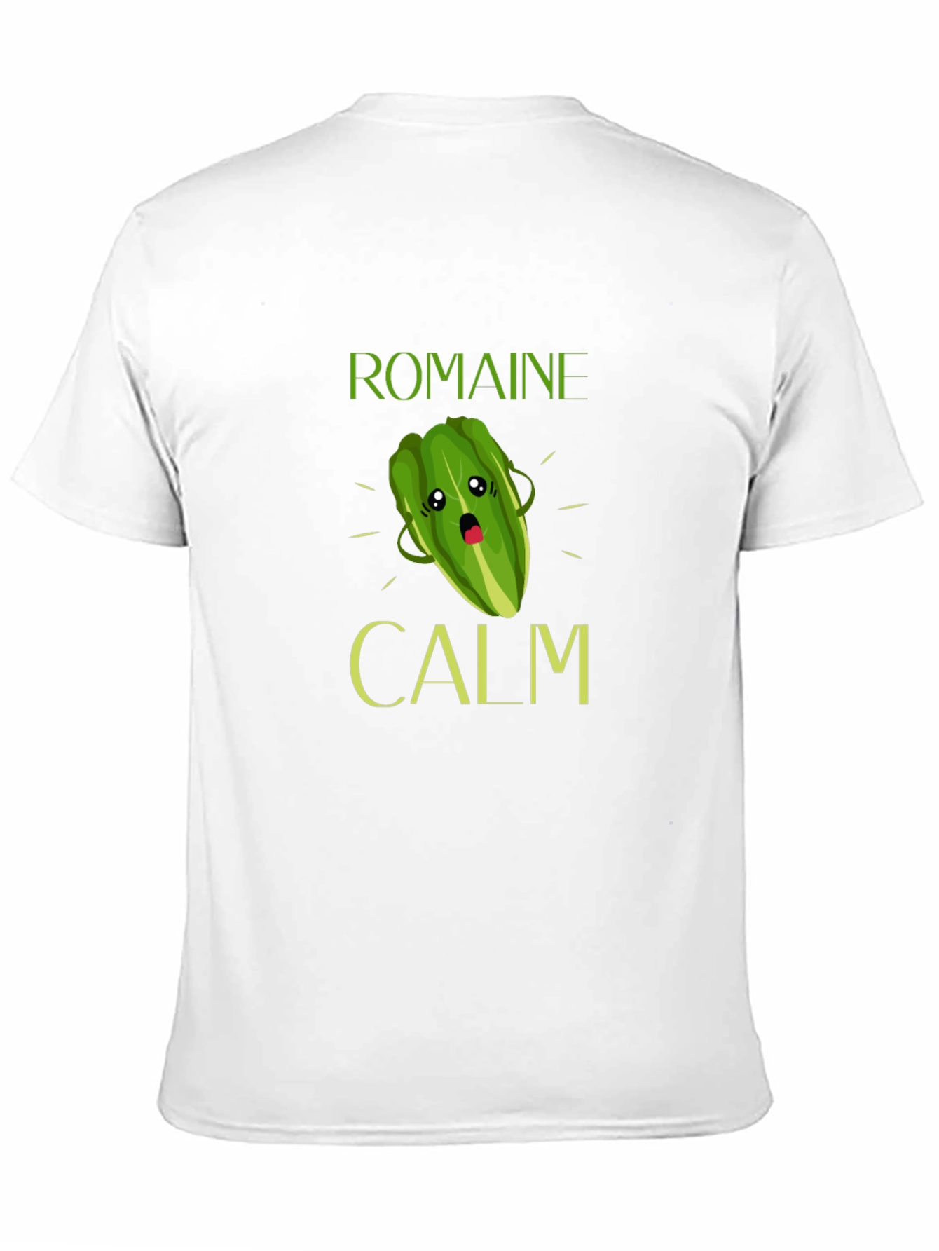 Romaine Calm T-Shirt Funny Vegetable Pun Tee