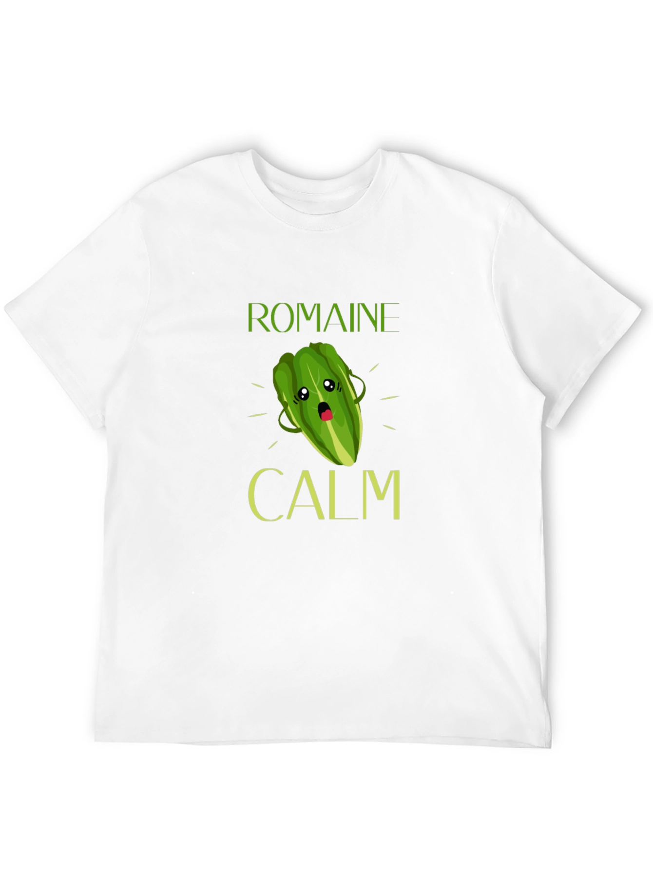 Romaine Calm T-Shirt Funny Vegetable Pun Tee