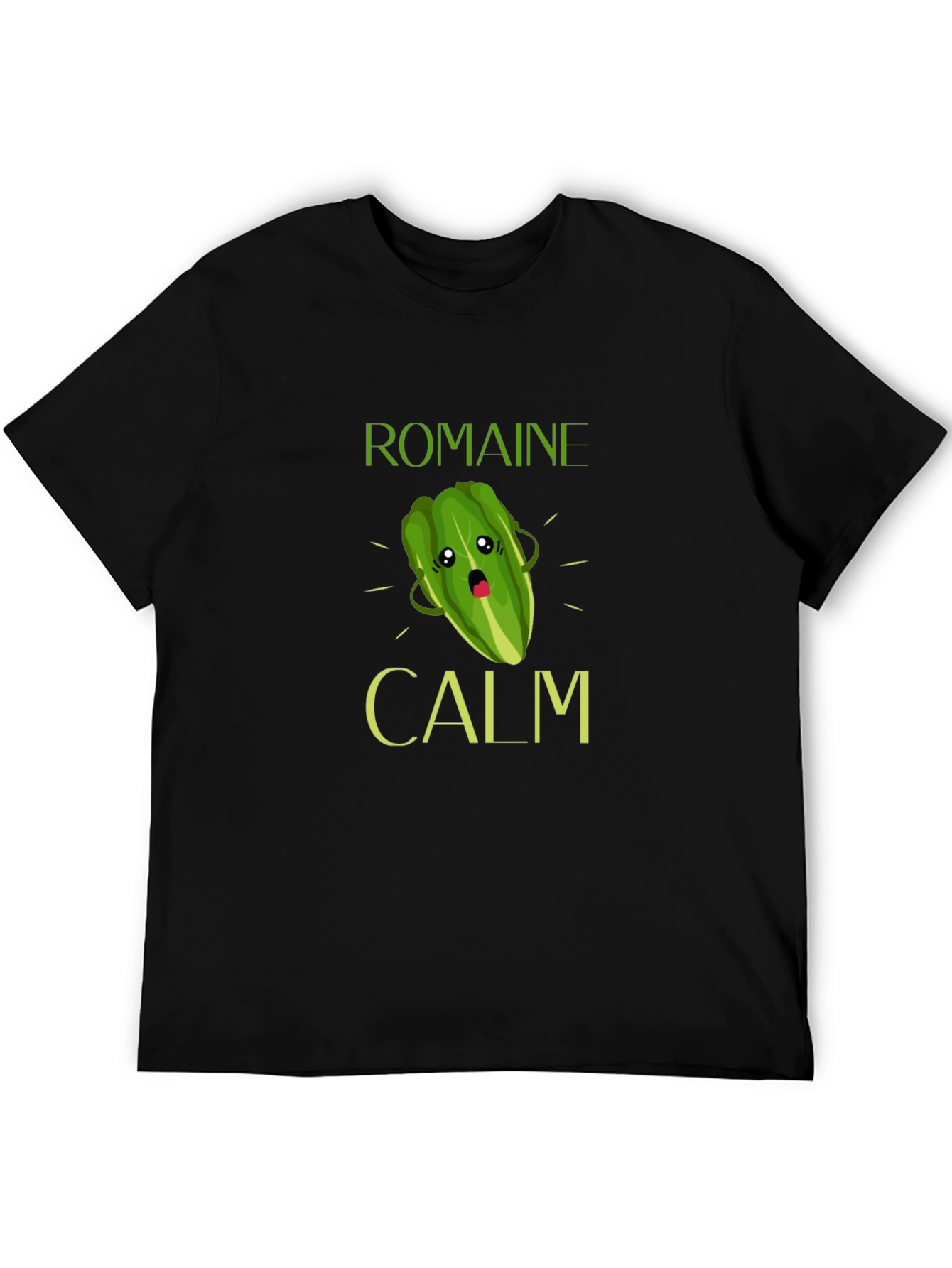 Romaine Calm T-Shirt Funny Vegetable Pun Tee