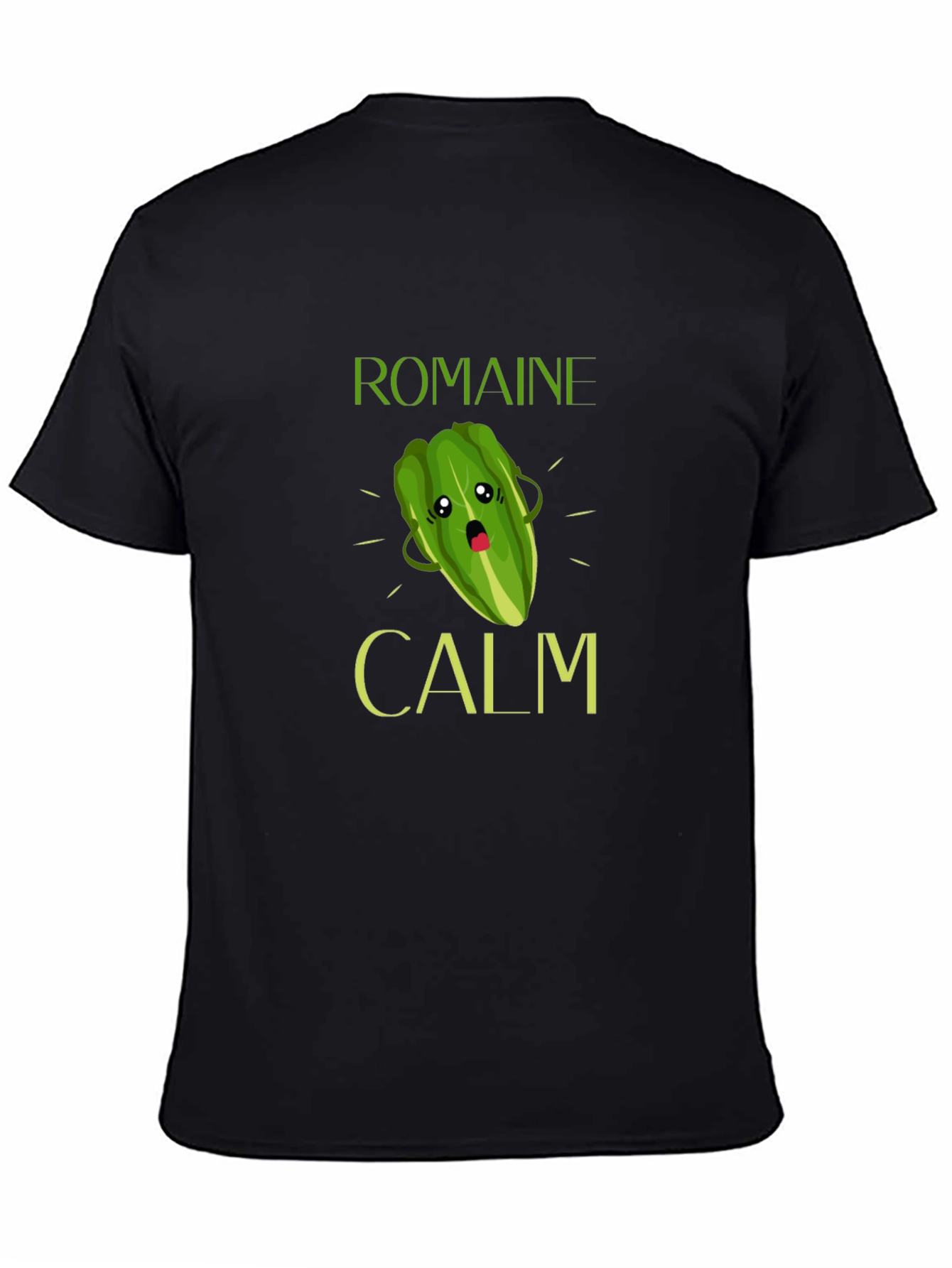 Romaine Calm T-Shirt Funny Vegetable Pun Tee