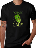 Romaine Calm T-Shirt Funny Vegetable Pun Tee