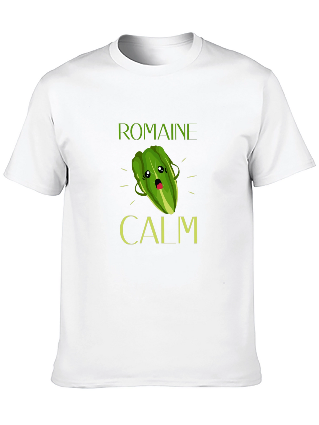 Romaine Calm T-Shirt Funny Vegetable Pun Tee