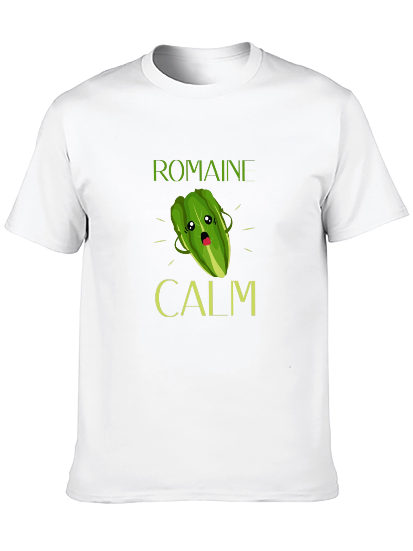 Romaine Calm T-Shirt Funny Vegetable Pun Tee