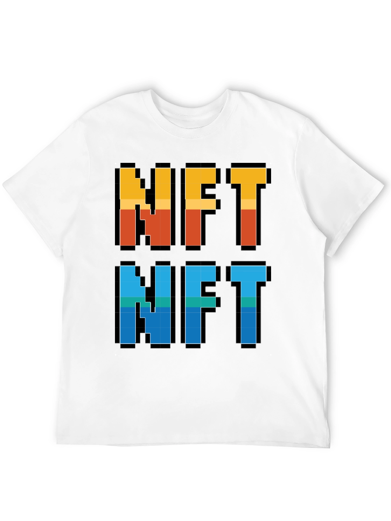 Pixelated NFT T-Shirt - Crypto Art Fashion