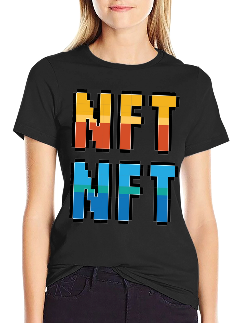 Pixelated NFT T-Shirt - Crypto Art Fashion