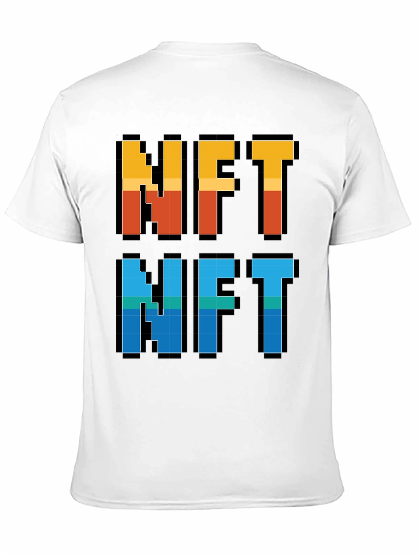 Pixelated NFT T-Shirt - Crypto Art Fashion