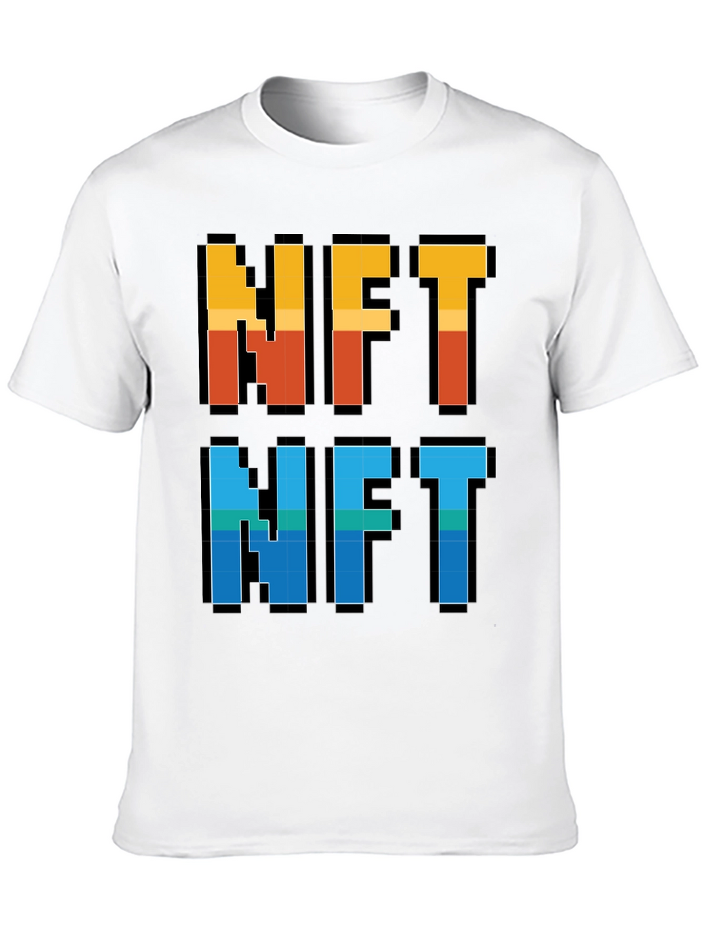Pixelated NFT T-Shirt - Crypto Art Fashion