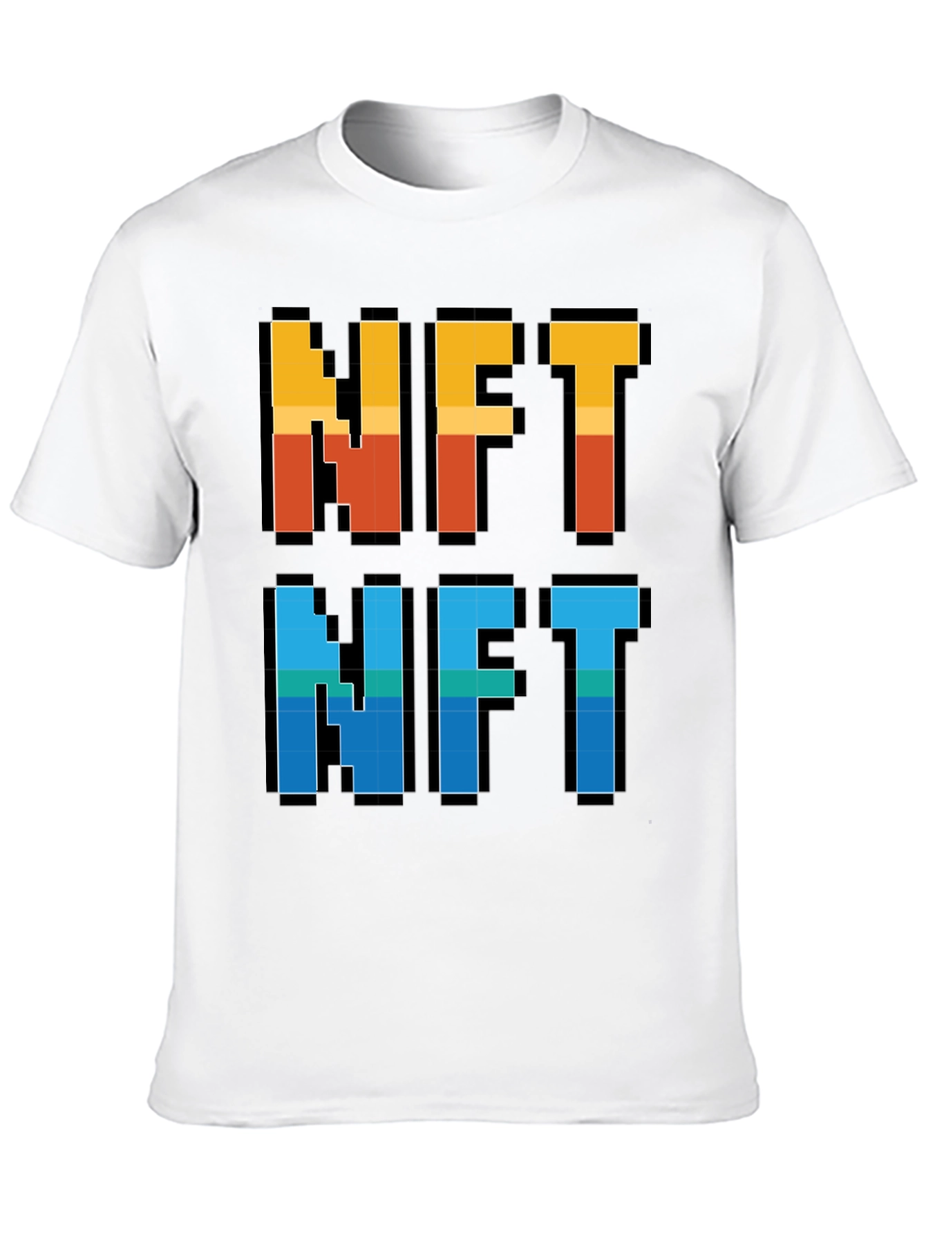 Pixelated NFT T-Shirt - Crypto Art Fashion