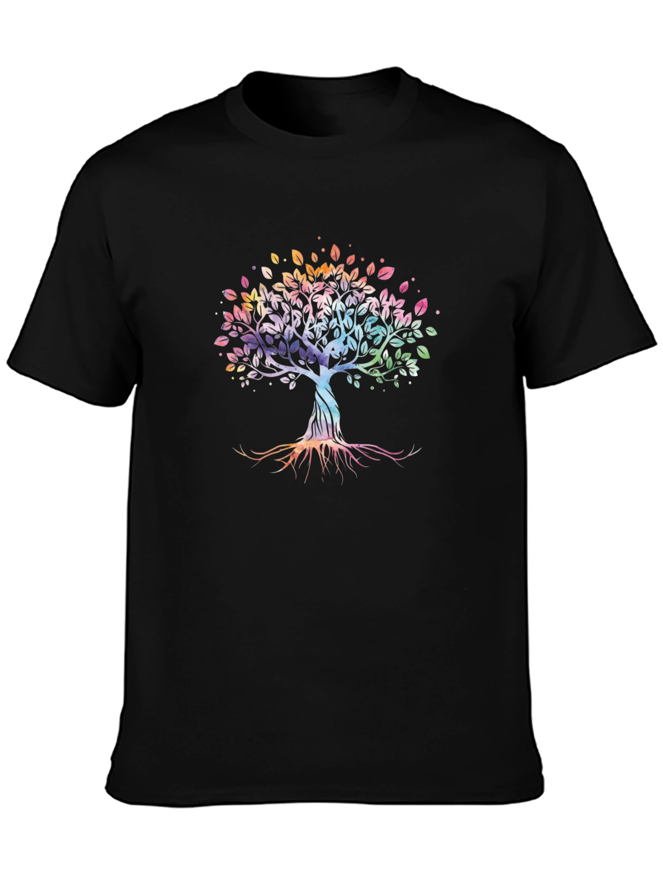 Colorful Tree of Life Graphic T-Shirt