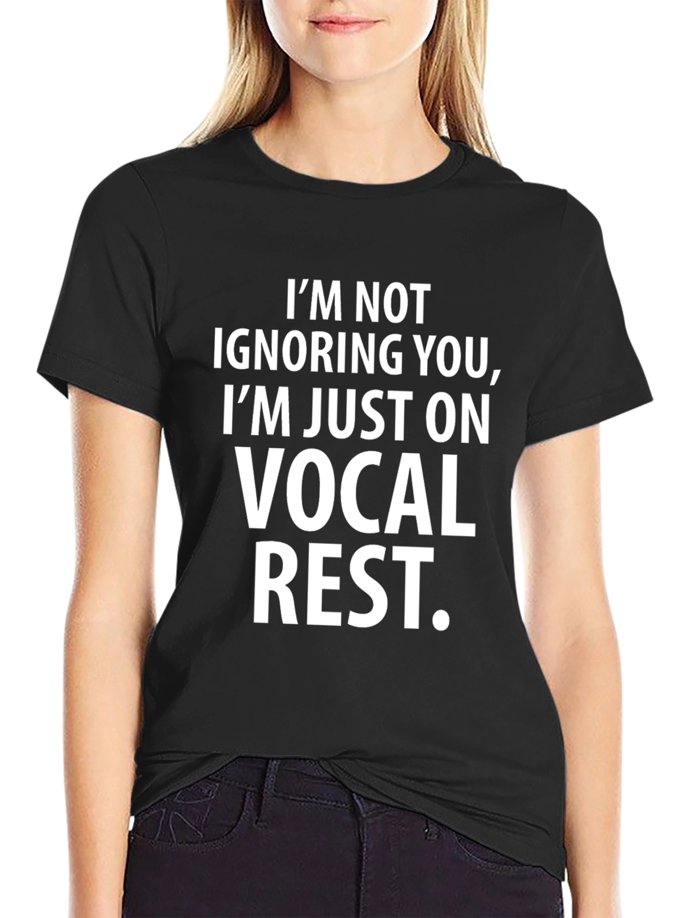 Vocal Rest Graphic Tee - Funny Singer T-Shirt