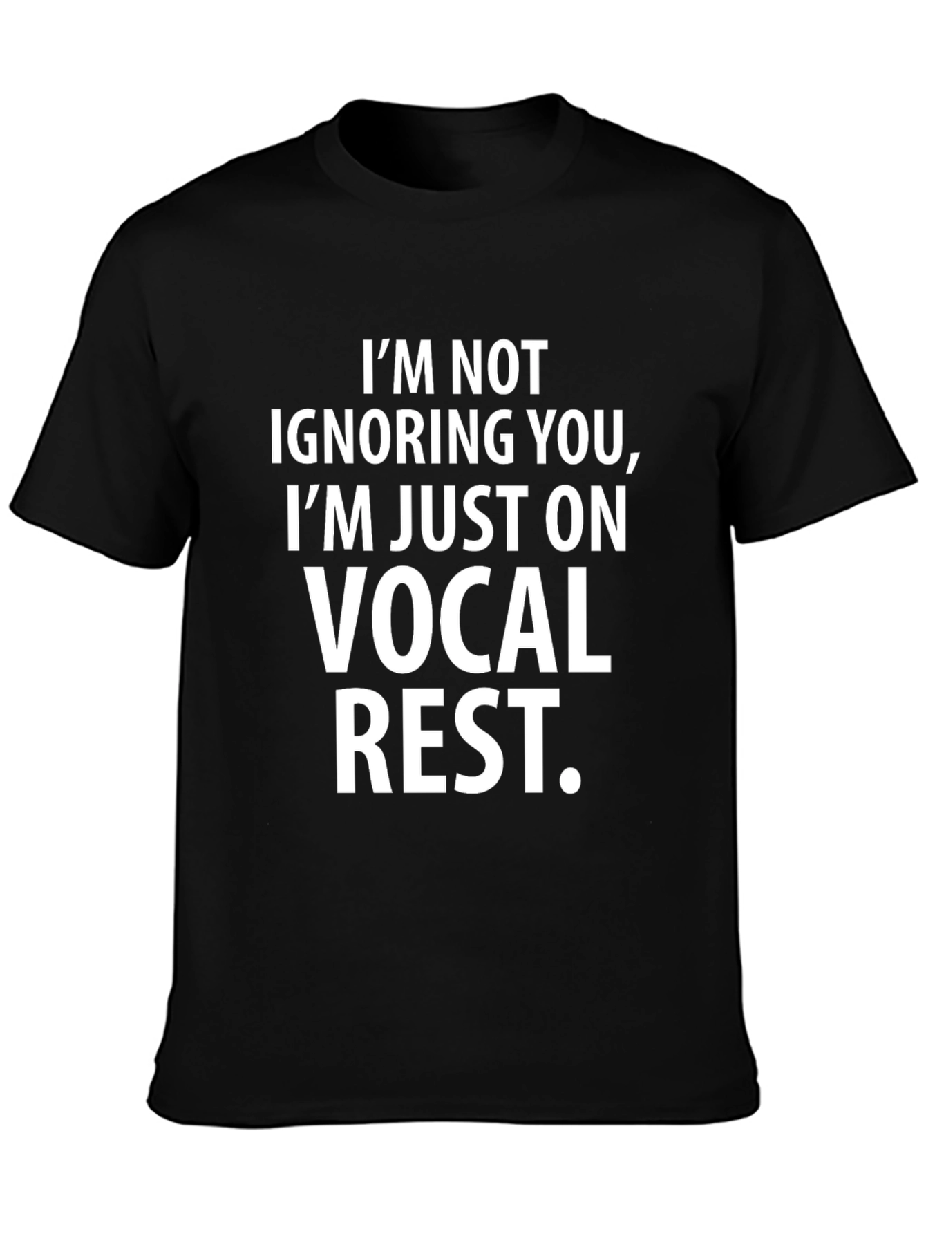 Vocal Rest Graphic Tee - Funny Singer T-Shirt