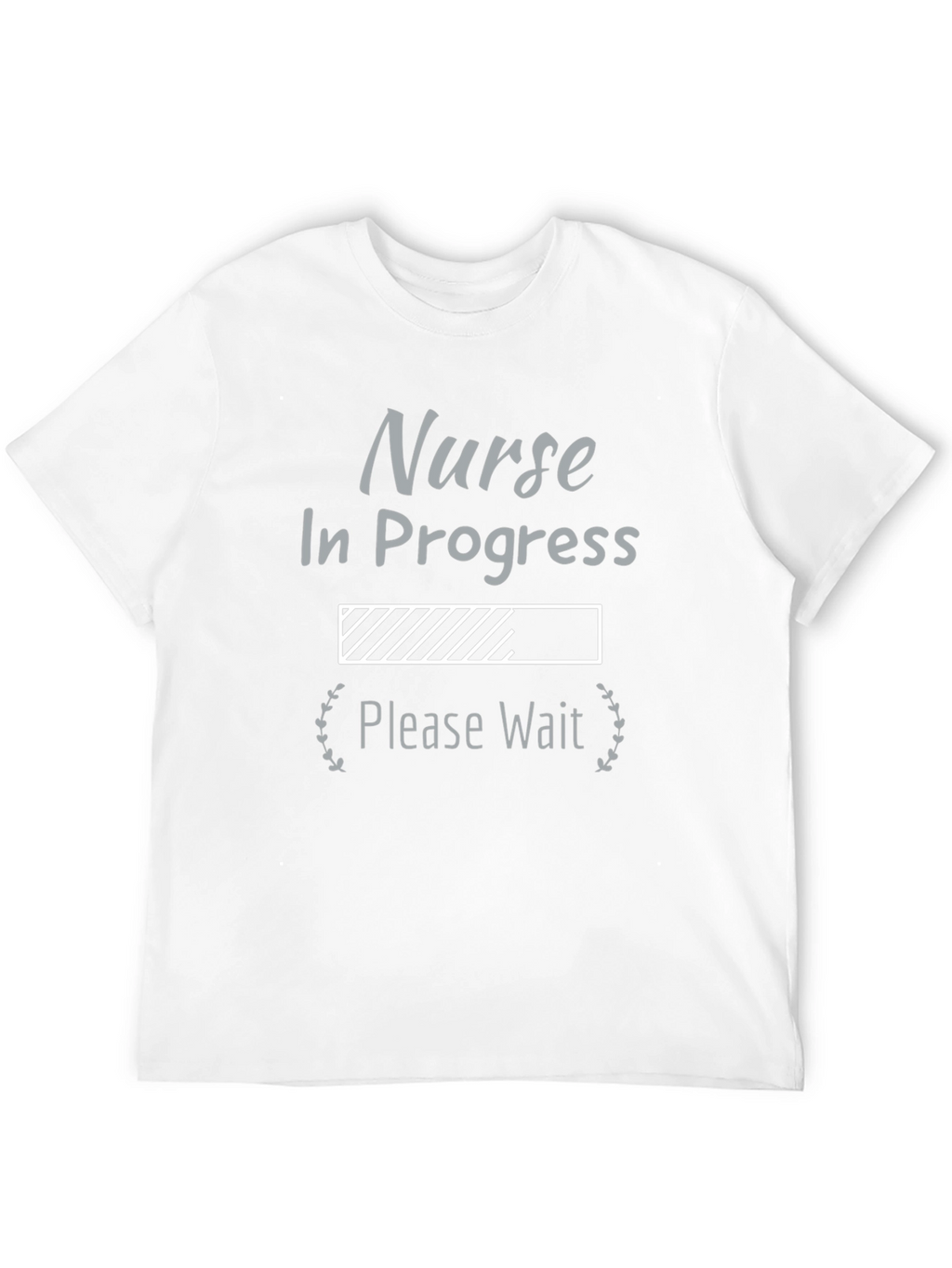 Nurse In Progress T-Shirt - Black Cotton Tee
